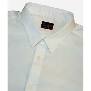UNTUCKit Las Cases Shirt Mens 2XL White Relaxed Fit Wrinkle Free Button Down S/S
